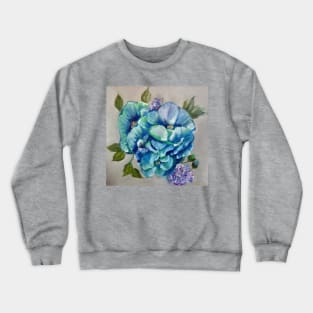 Blue Poppies Crewneck Sweatshirt